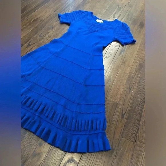 Maeve by Anthropologie Women’s S Promenade Knit Dress in Blue - VGUC! - Picture 6 of 16
